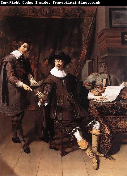 Thomas De Keyser Constantijn Huygens and his Clerk